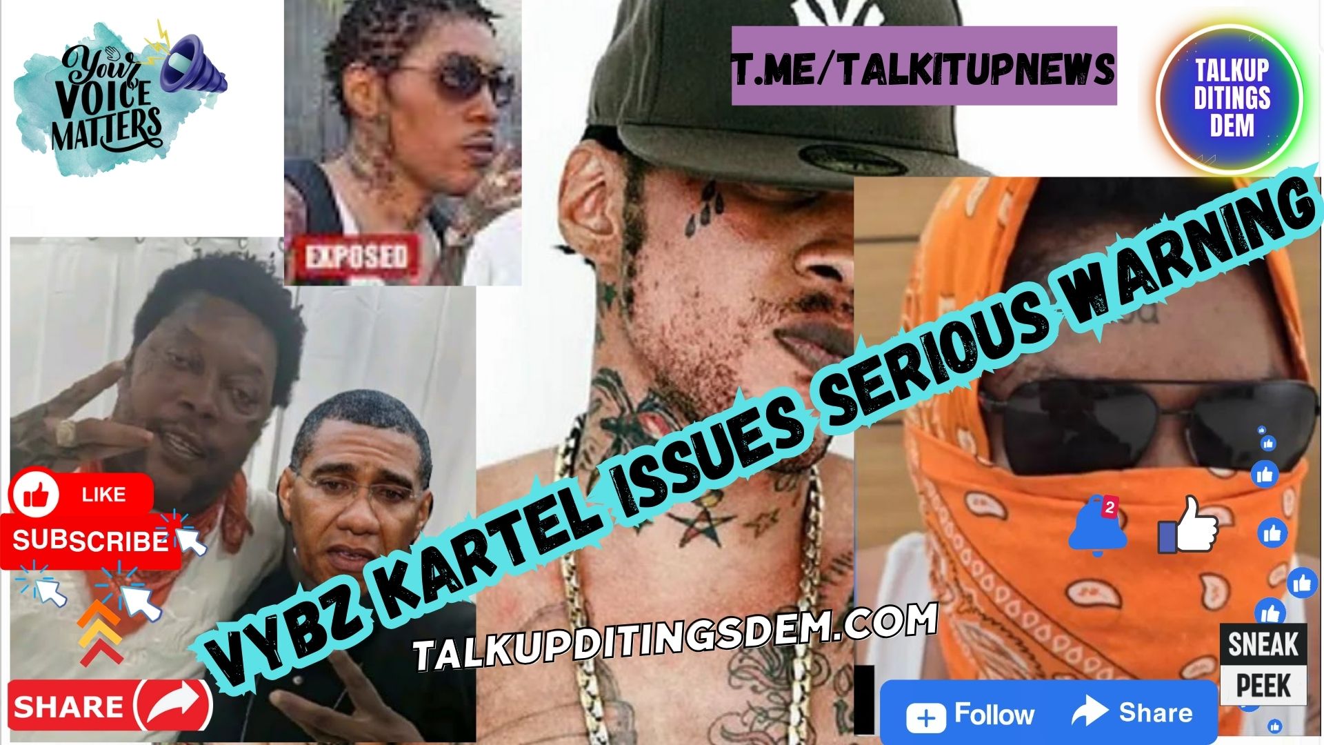 Vybz Kartel Issues Serious Warning to Top Killers