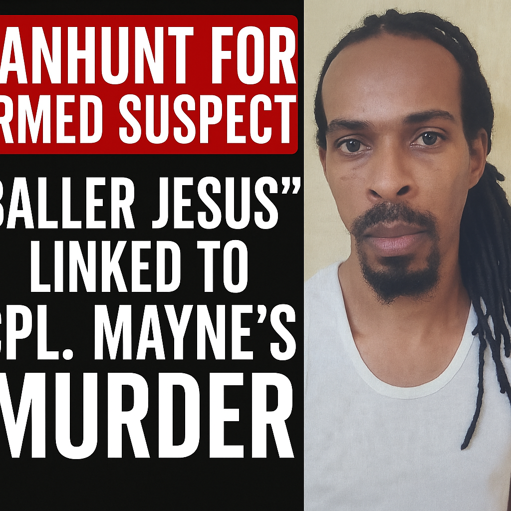 Manhunt for Armed Suspect: Linked to Cpl. Mayne's Murder