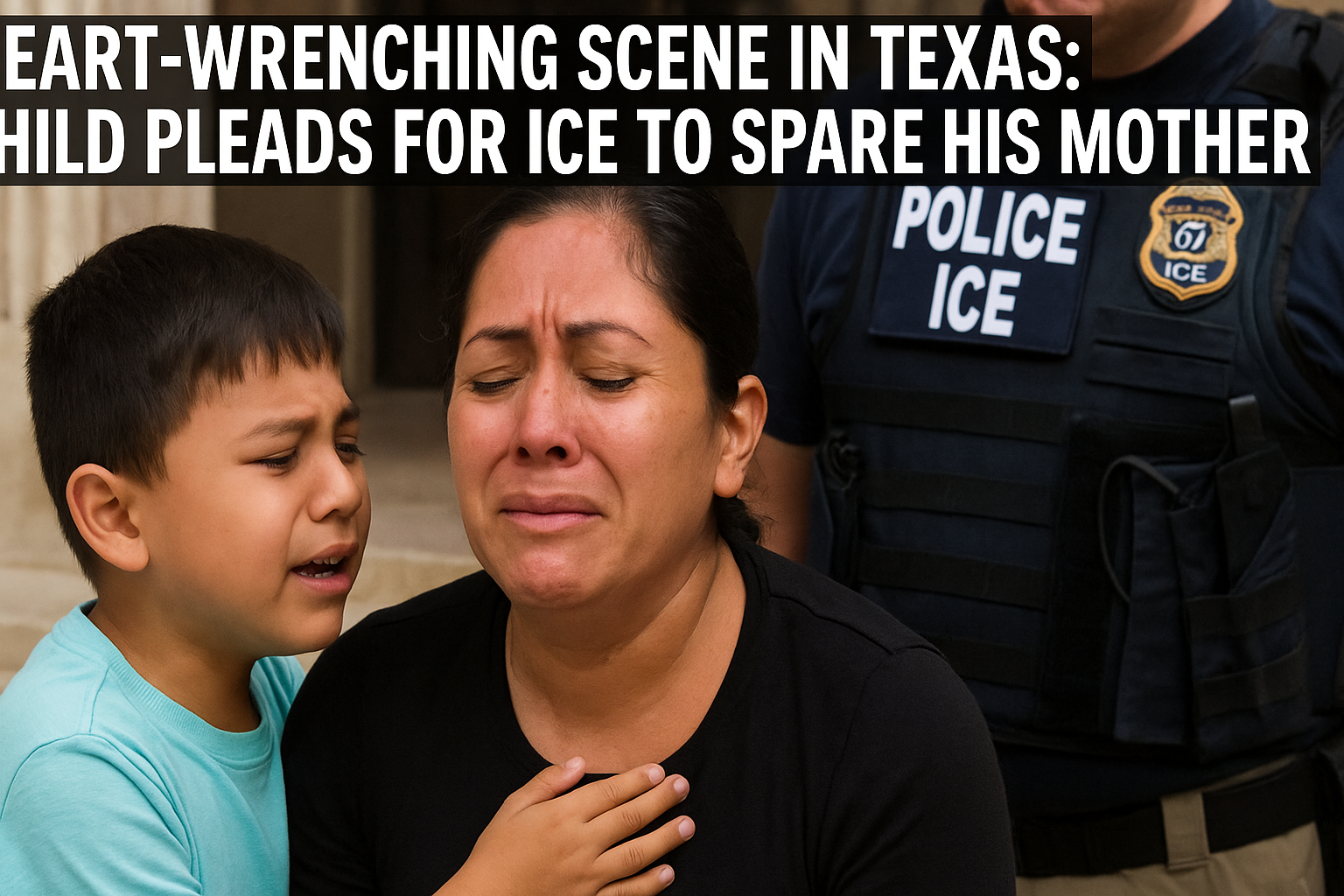 Child Pleads for ICE to Spare His Mother